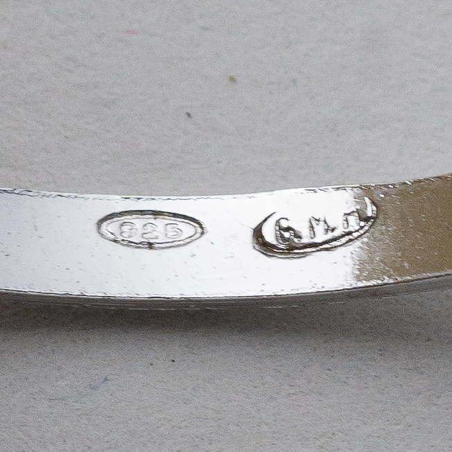 4 x Ring 4,39 g 925er Silber Größen 52-63 für alle Finger3