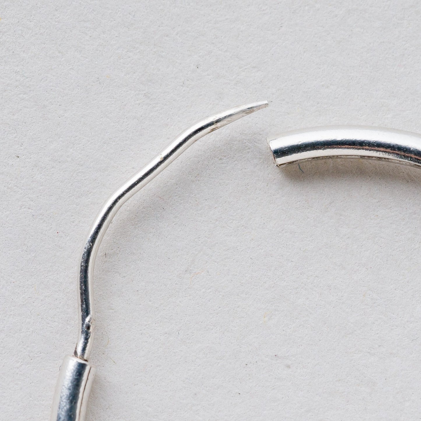 Einzelner Ohrring Creole Silber 1,7 g6