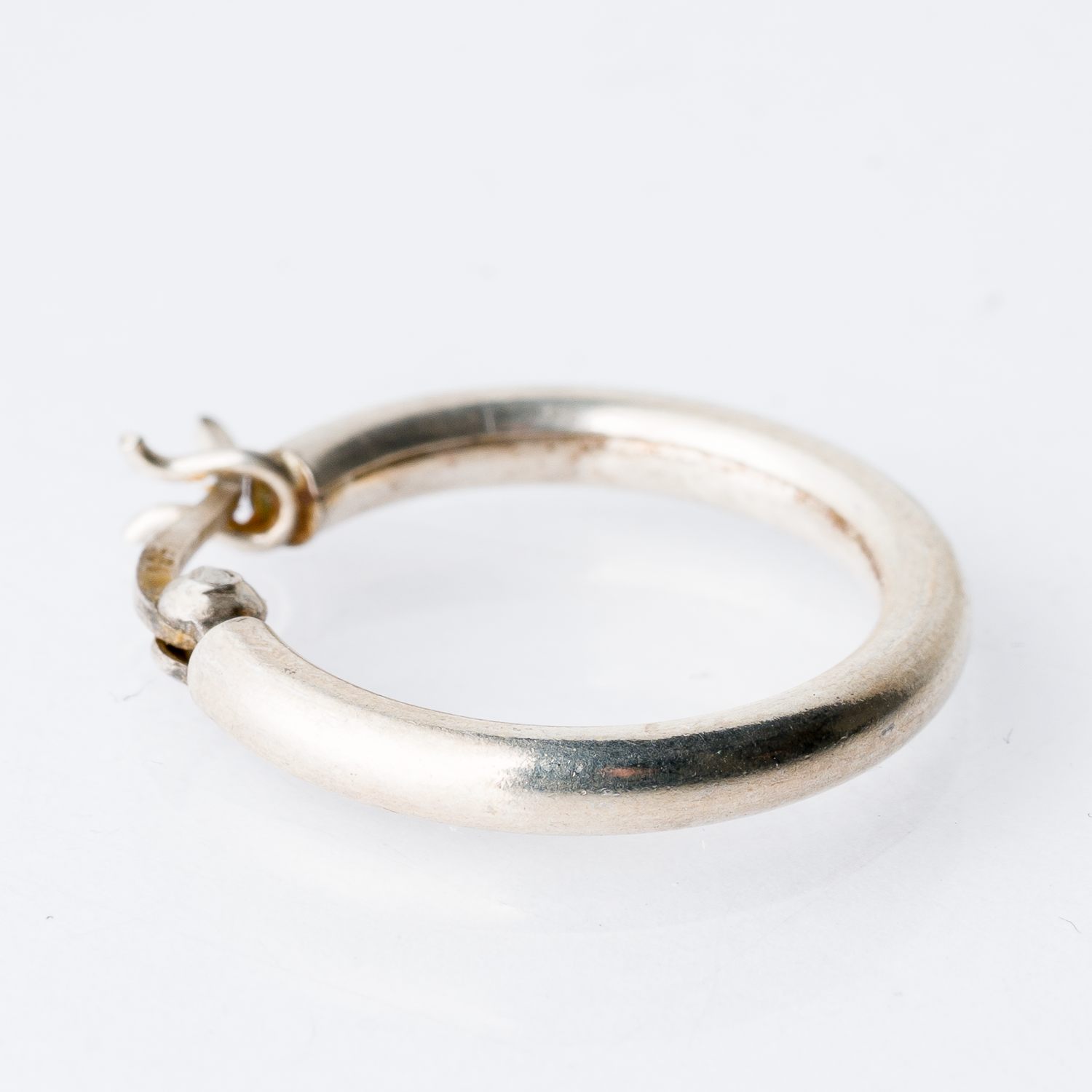 Einzelner Ohrring Creole 925er Silber 1,44 g5