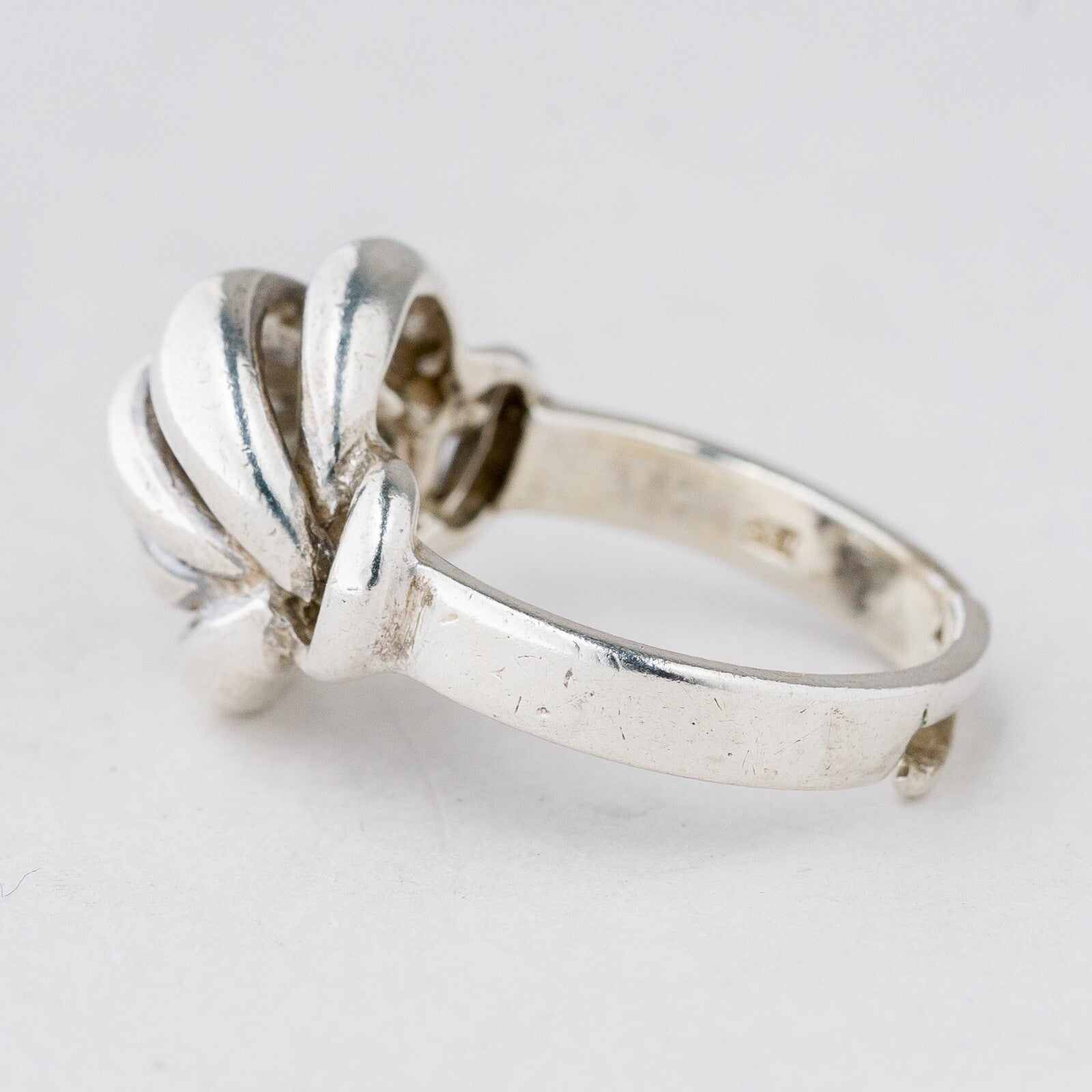 Ring 835 Silber Knoten Größe flexibel ca. 54 4,87 g1