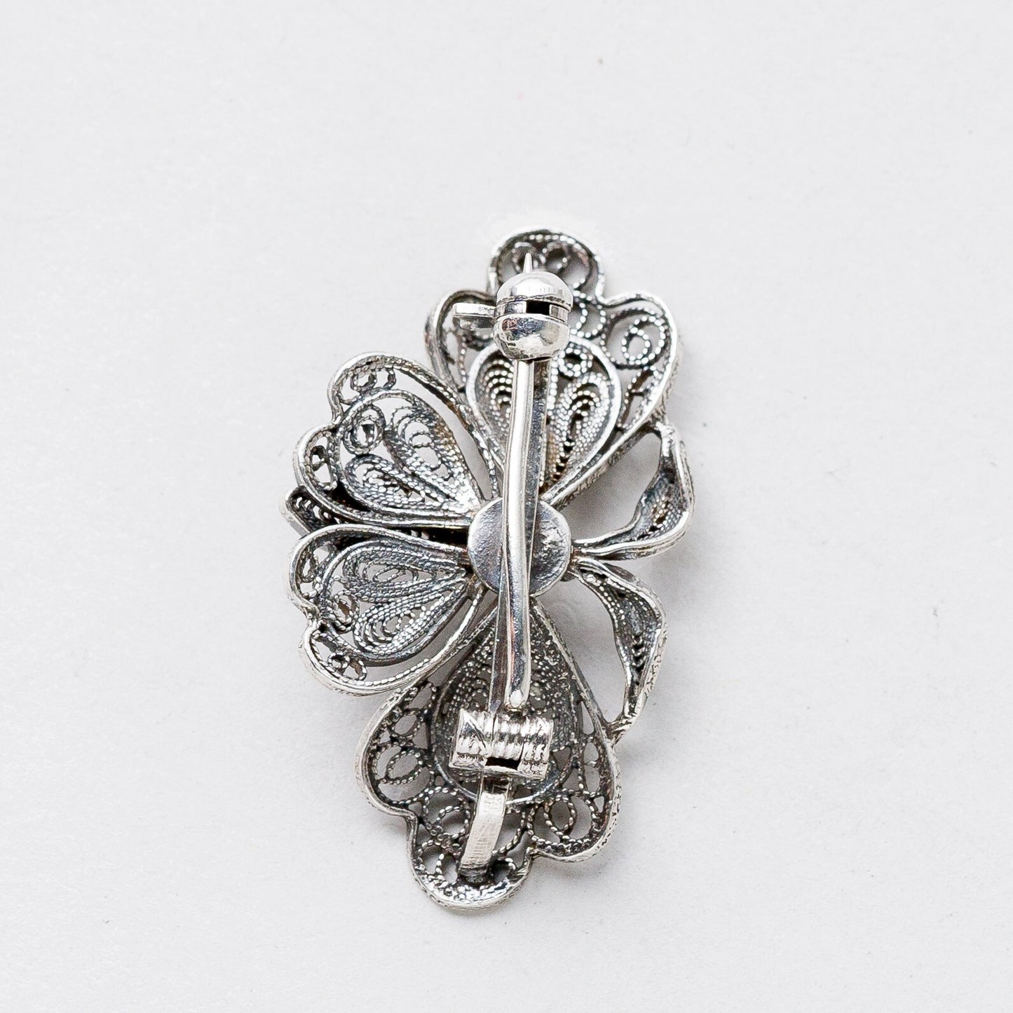 Brosche Silber Schmetterling filigran 3,3 cm 3,67 g6