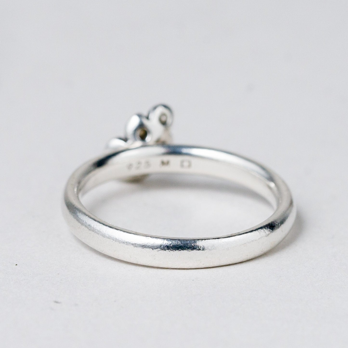 Spinning Silber Ring 925 Weiße Steine Größe 55 (17,5 mm Ø) 2,95 g4