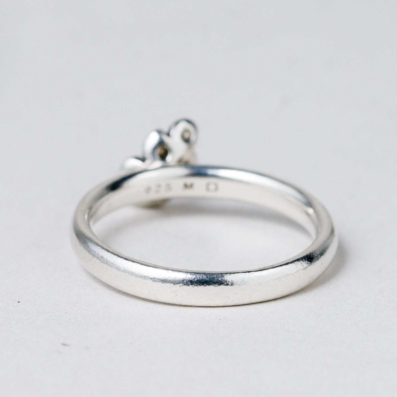 Spinning Silber Ring 925 Weiße Steine Größe 55 (17,5 mm Ø) 2,95 g4