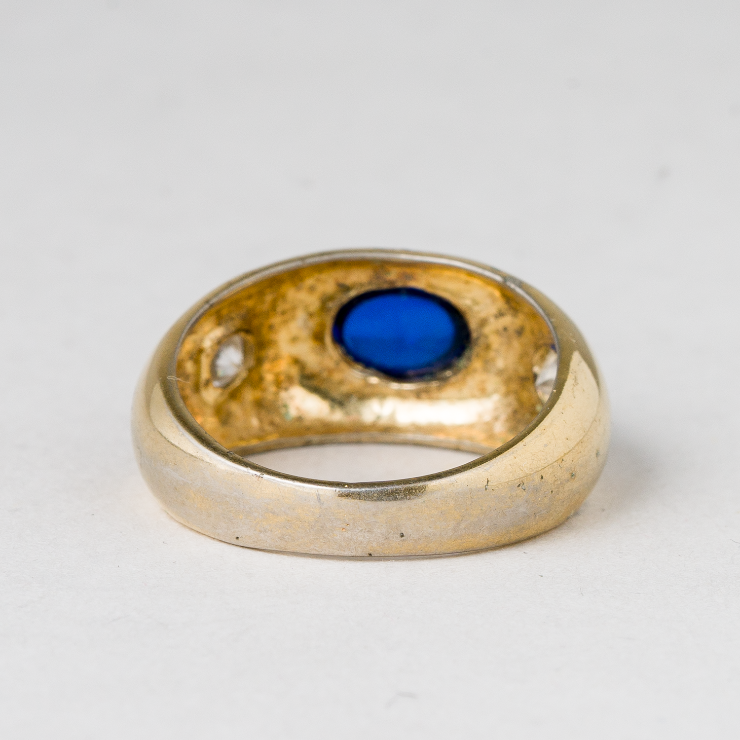 Ring Blauer Stein 925er Silber 4,75 g Größe 54 (17,2 mm Ø)2