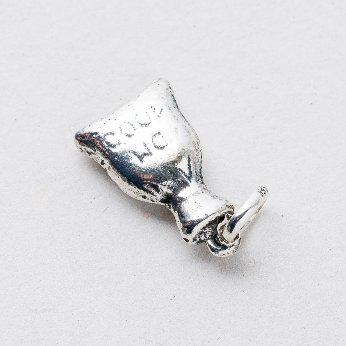Anhänger 835 Silber Geldsack "1000 Mark" 1,8 cm 2,1 g1