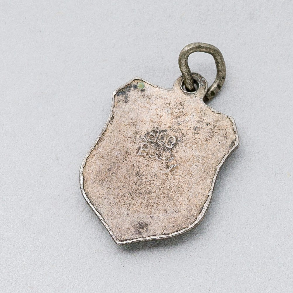 Souvenir Anhänger Silber 800 Torfhaus 1,5 cm 1,17 g1