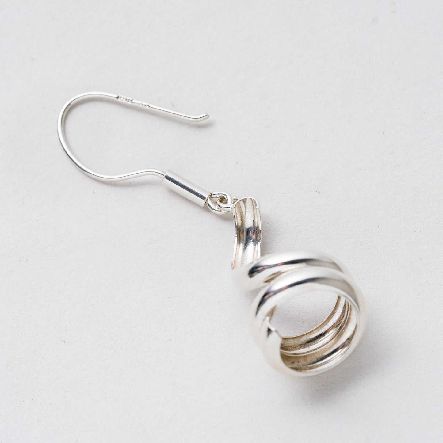 Einzelner Ohrring Hängeohrring 925 Silber 2,45 g4