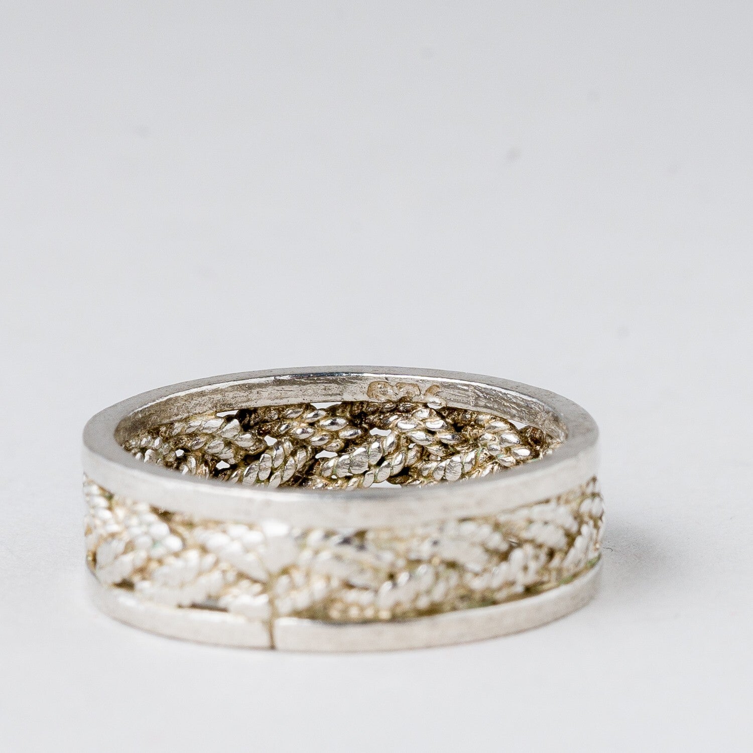 Silber Ring 925 Größe 47 (15,0 mm Ø) 2,32 g4