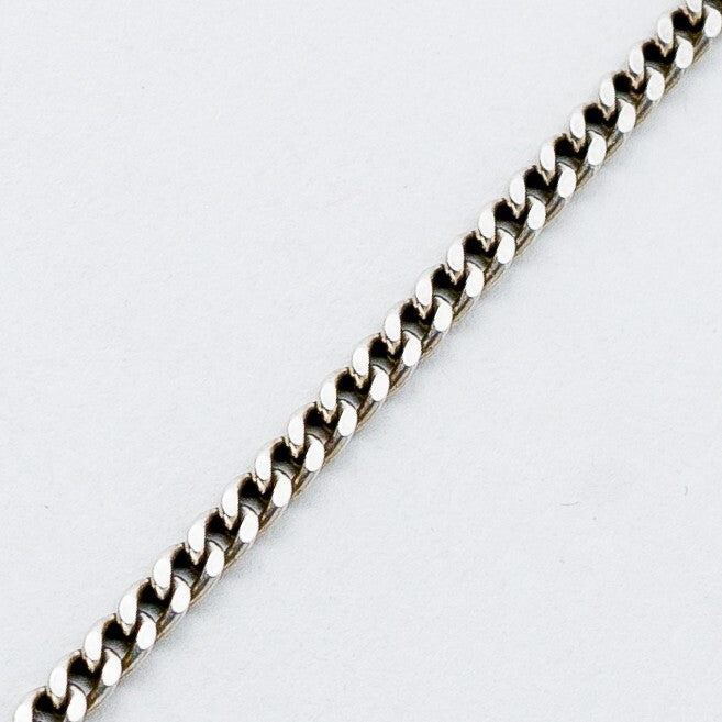 Silber Armband 18,5 cm 835 Panzerkette 2,56 g4