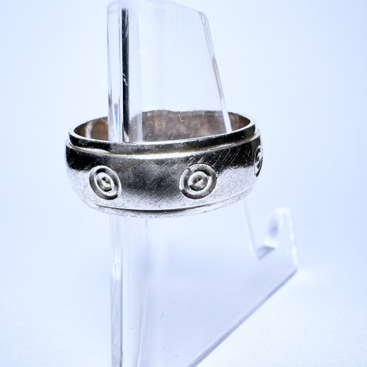 Ring 925er Silber Größe 58 genietet 4,98g3