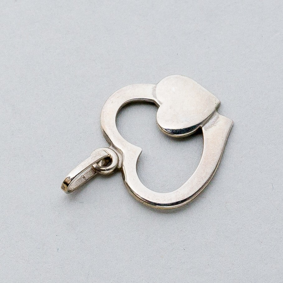 Silber Anhänger Kettenanhänger Herz 0,67 g2
