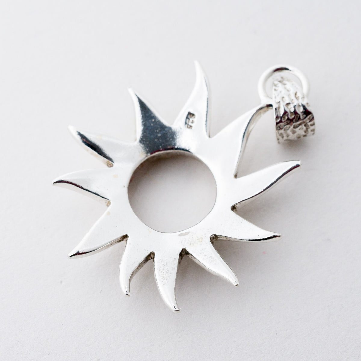 Anhänger Silber 925 Sonne Ohne Stein 5 cm 12,02 g3