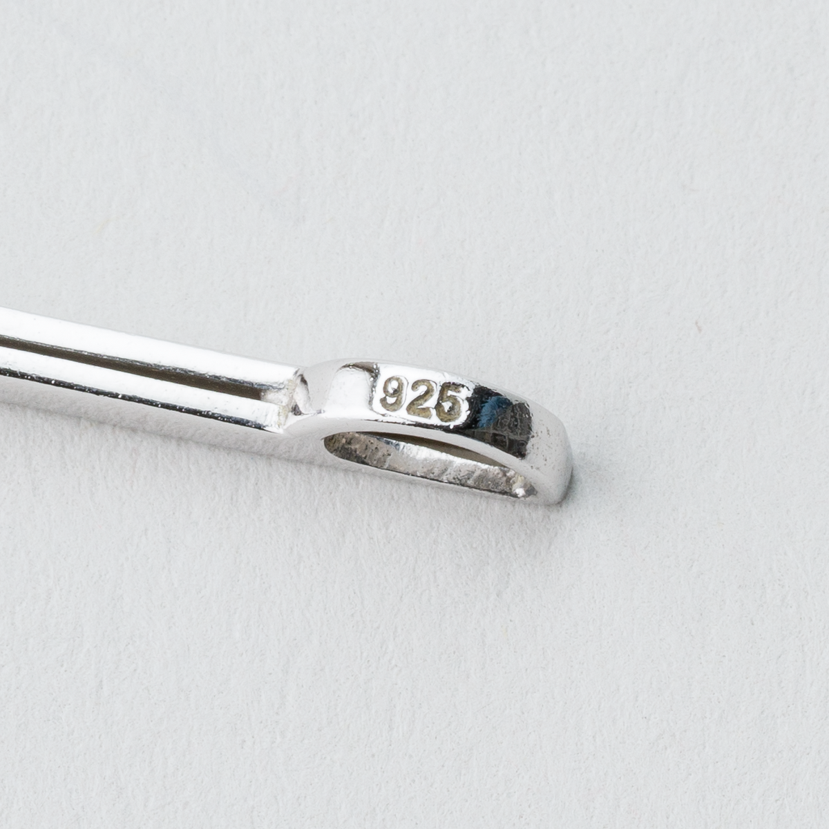 Anhänger mit lila Stein 925er Silber 4,77g2