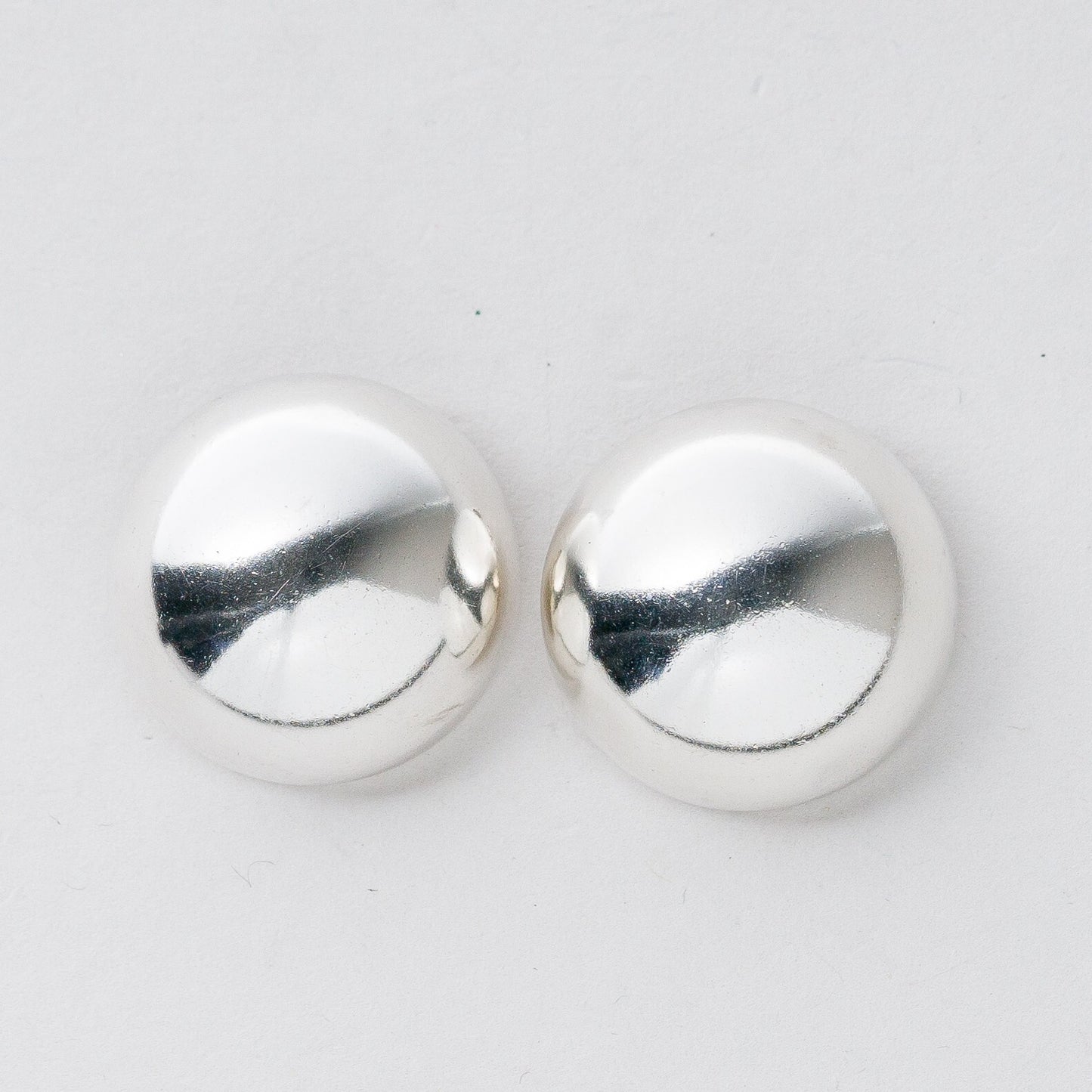 Silber Ohrringe Ohrclips 835 Halbkugel 6,51 g0