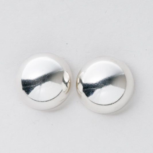 Silber Ohrringe Ohrclips 835 Halbkugel 6,51 g0