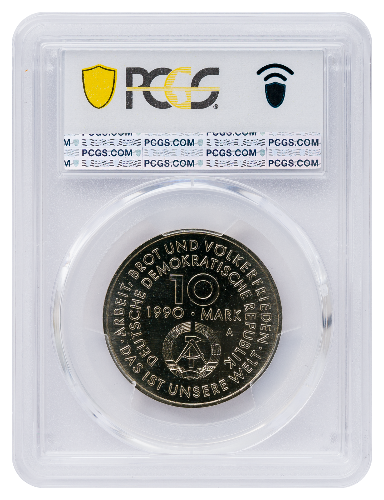 10 Mark DDR 1990 A Tag der Arbeit PCGS MS662