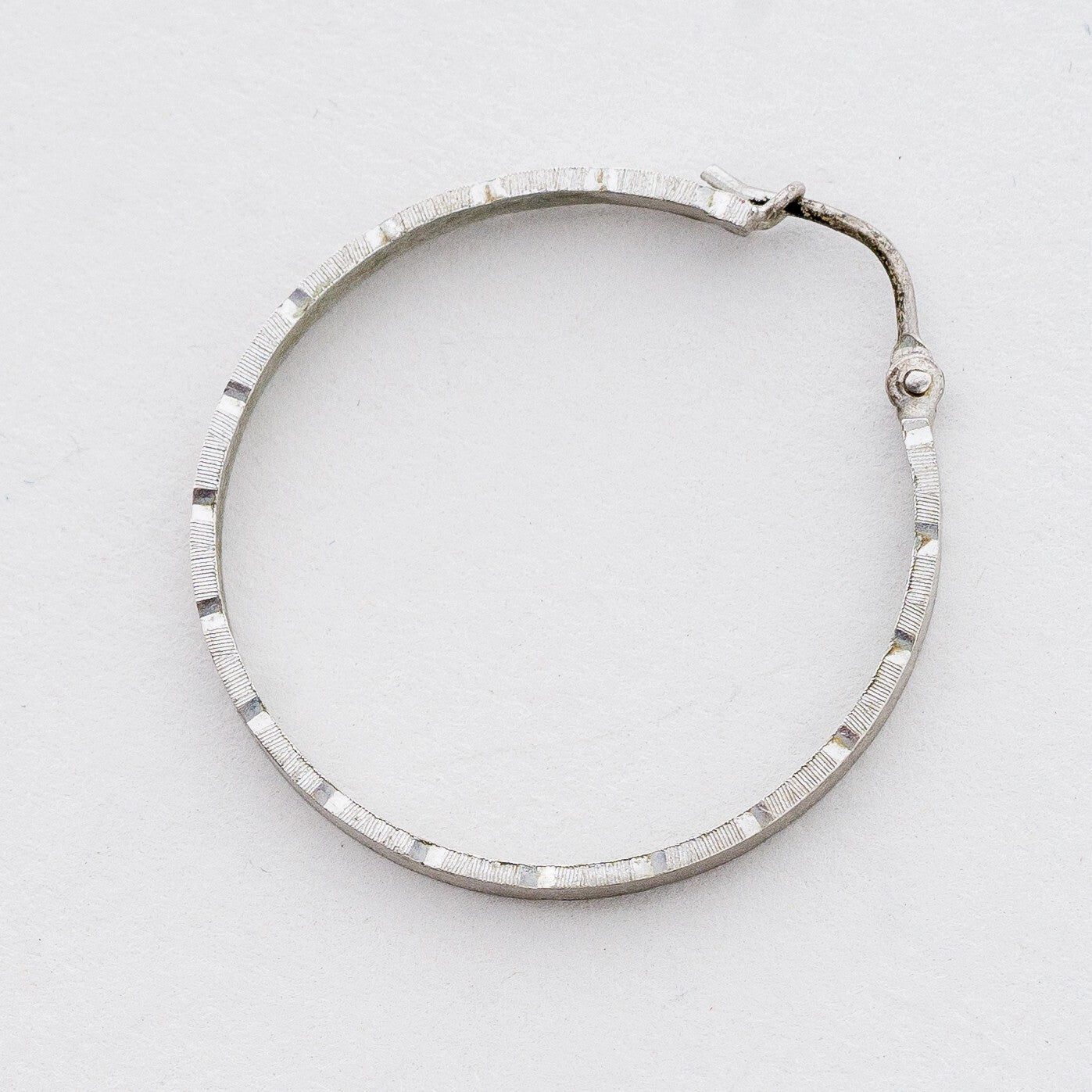 Einzelner Ohrring Creole 835 Silber 2,01 g3