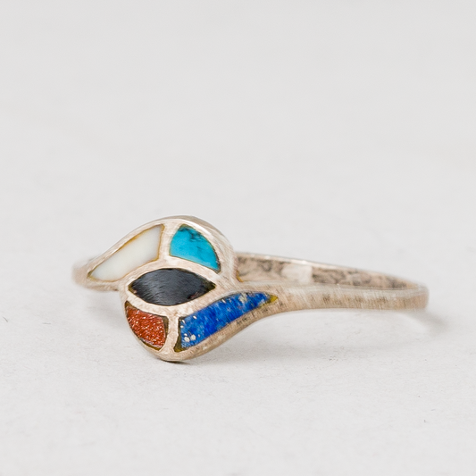 Ring Silber 0,9 g Größe 52 (16,5 mm Ø)0