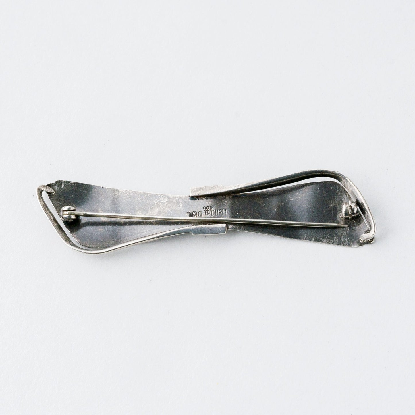 Silber Brosche Spange 835 Schleife 7,07 g3