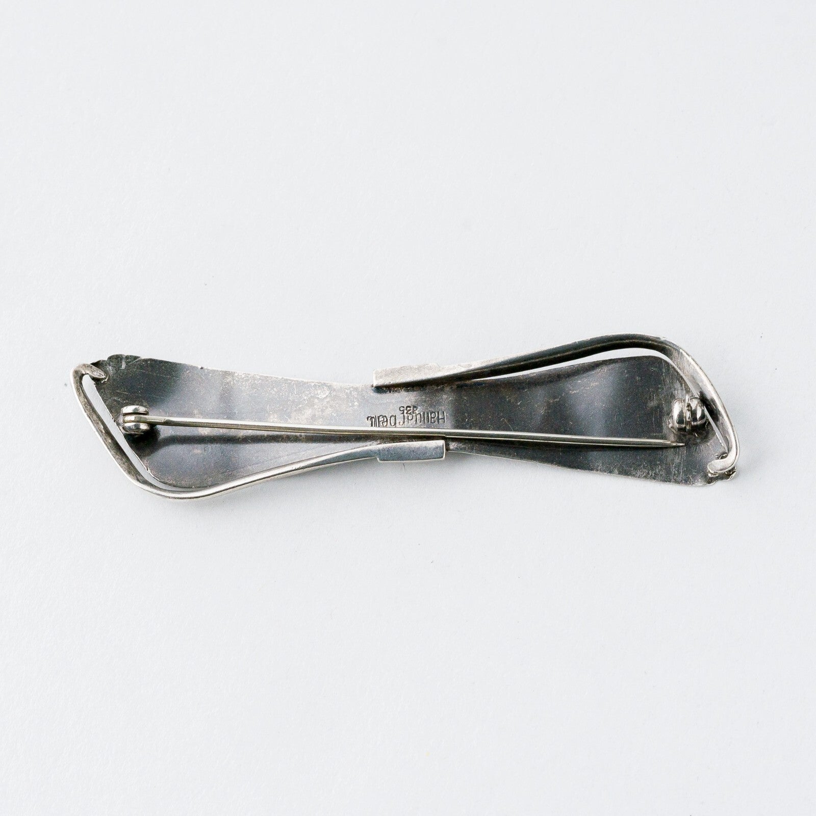 Silber Brosche Spange 835 Schleife 7,07 g3