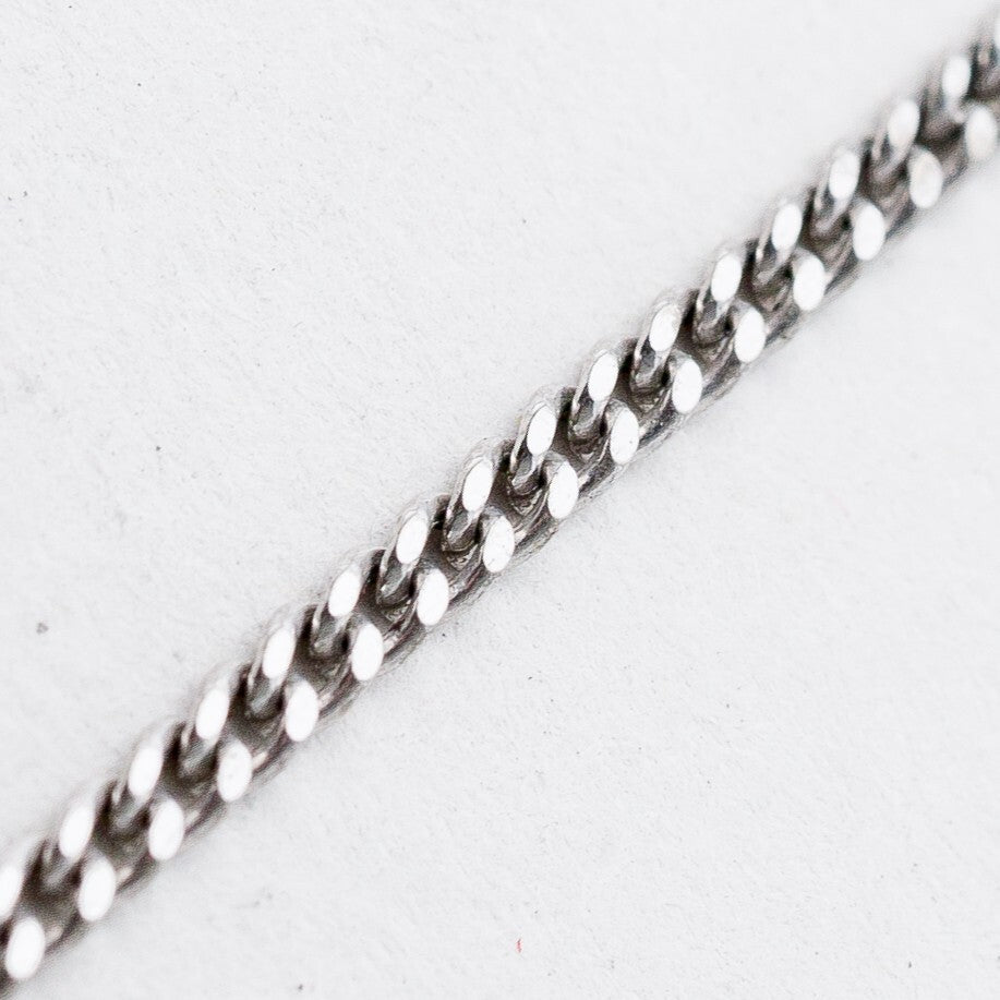 Silber Halskette 925 Panzerkette 2 mm 44 cm 4,7 g3