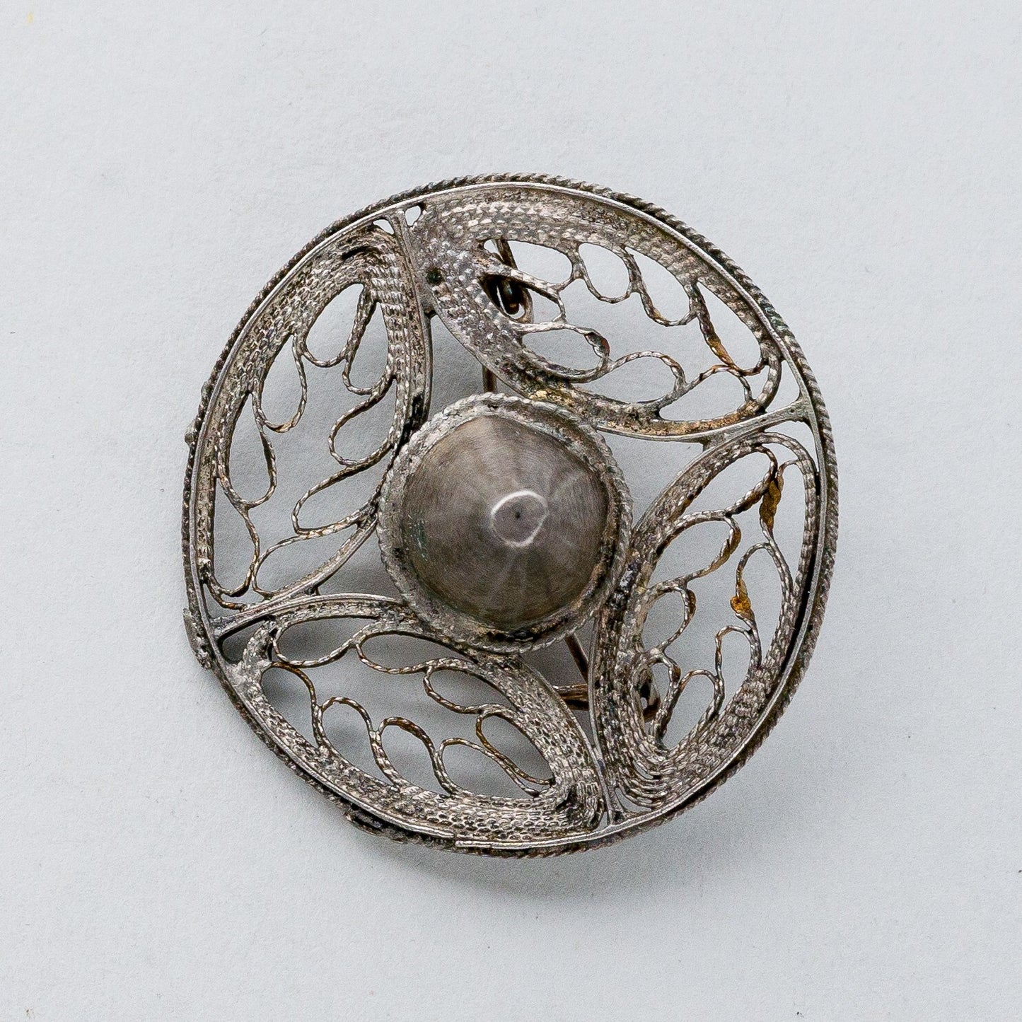 Silber Brosche Spange Sombrero 4,79 g0