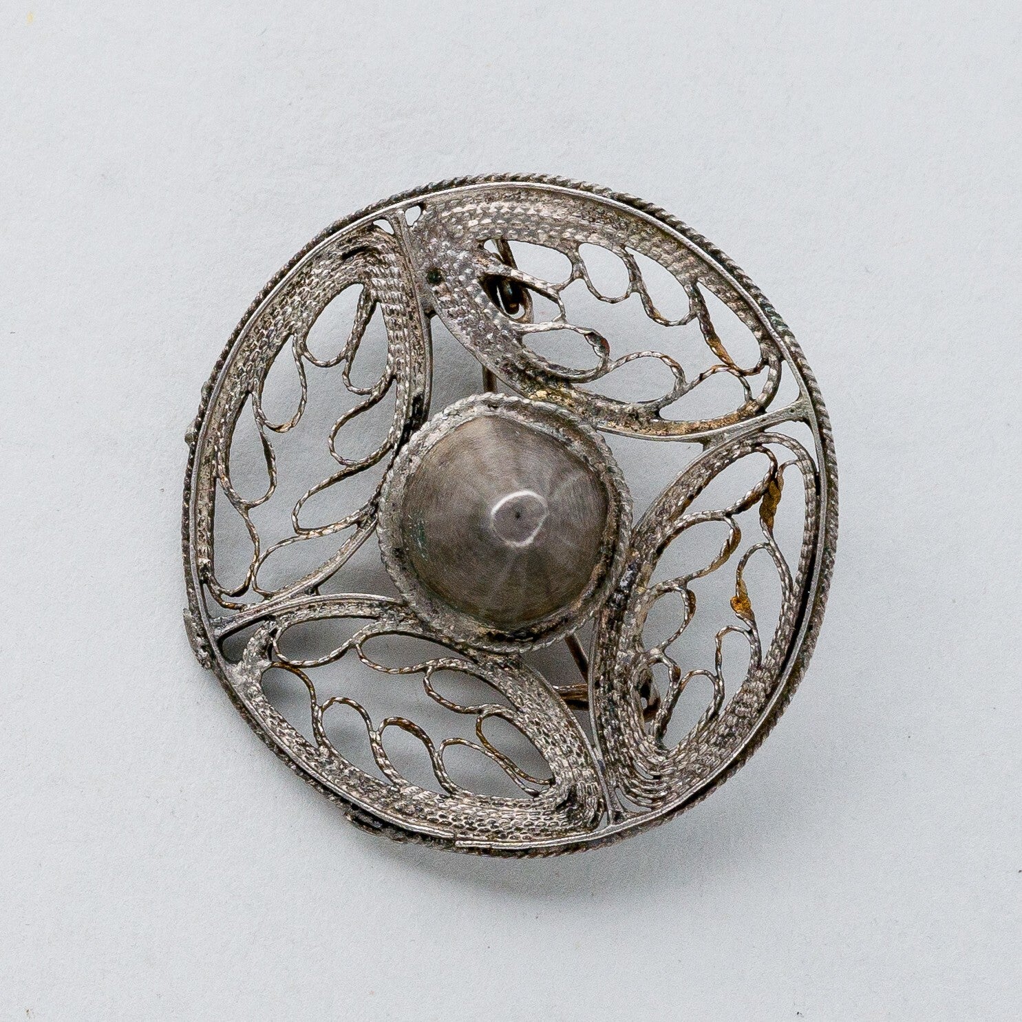 Silber Brosche Spange Sombrero 4,79 g0