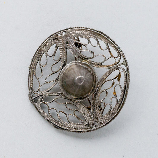 Silber Brosche Spange Sombrero 4,79 g0