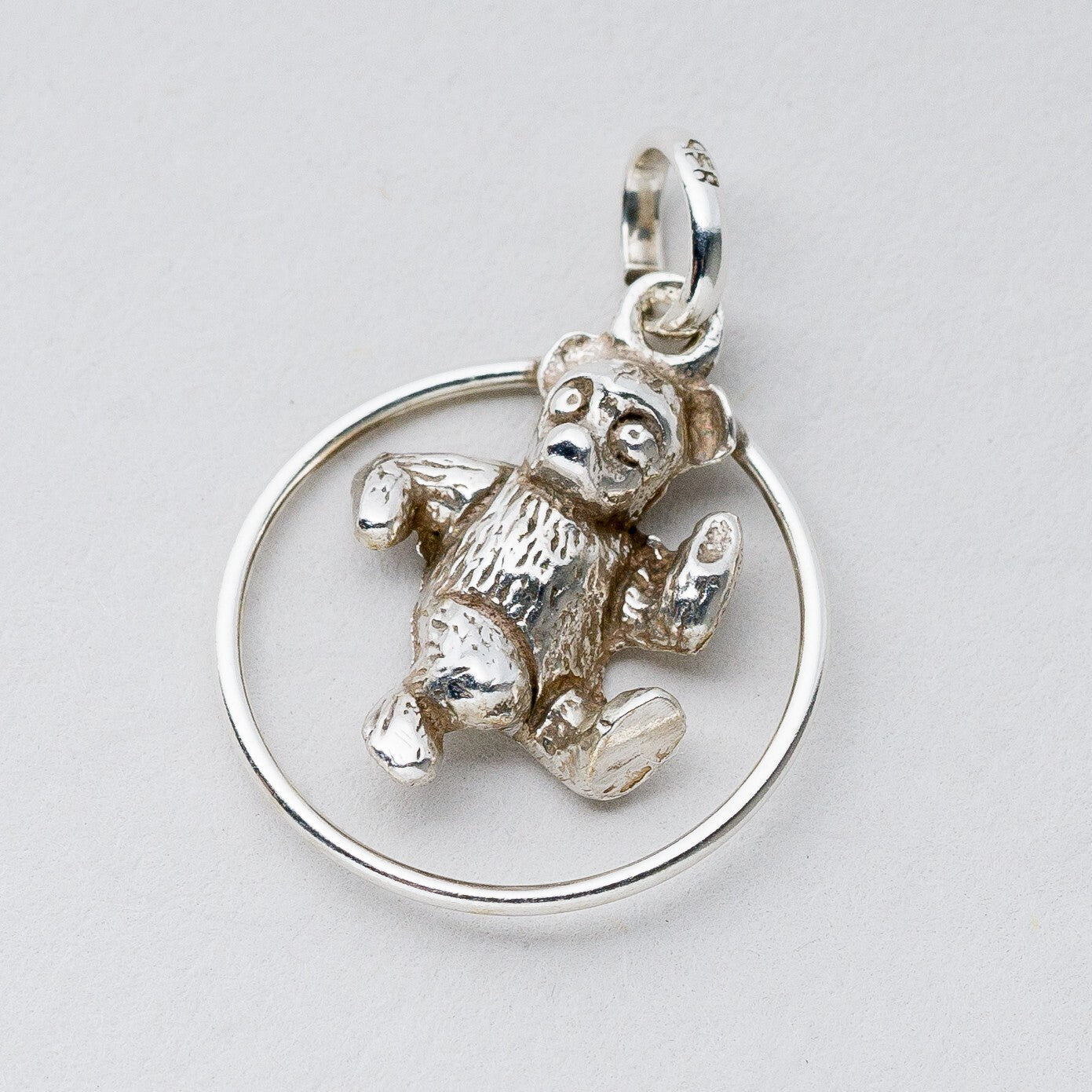 Anhänger Silber 835 Teddybär 2 cm 1,2 g0