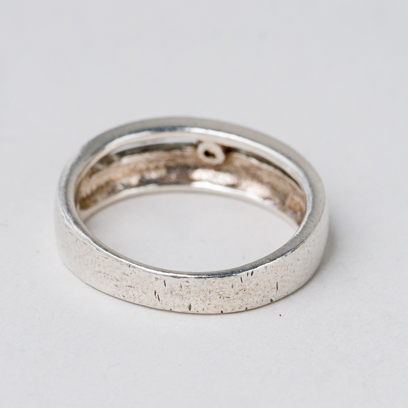 Ring Silber Oranger Stein Größe 54 (17,2 mm Ø) 4,33 g3