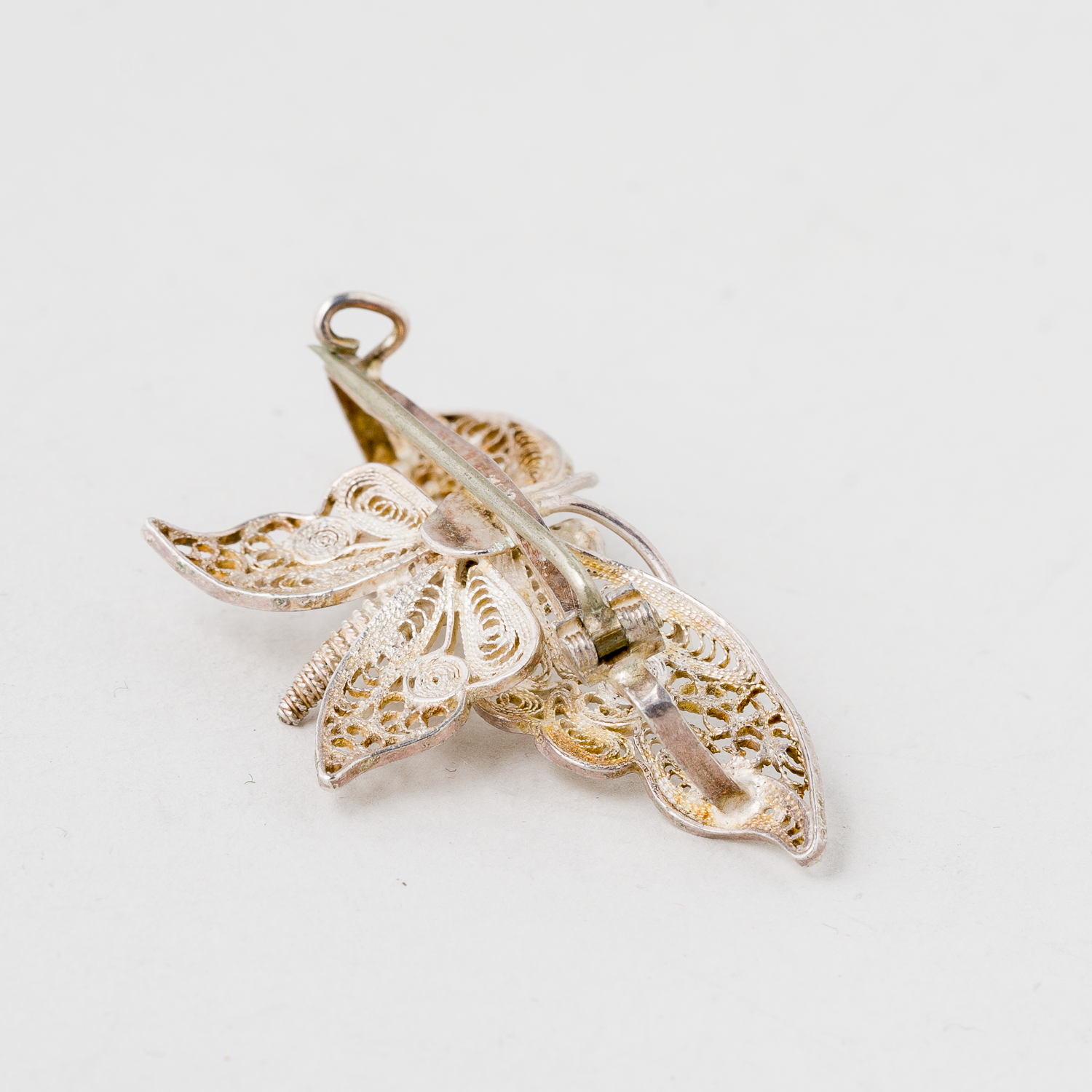 Brosche Schmetterling Silber 6,57 g 4,5 cm1