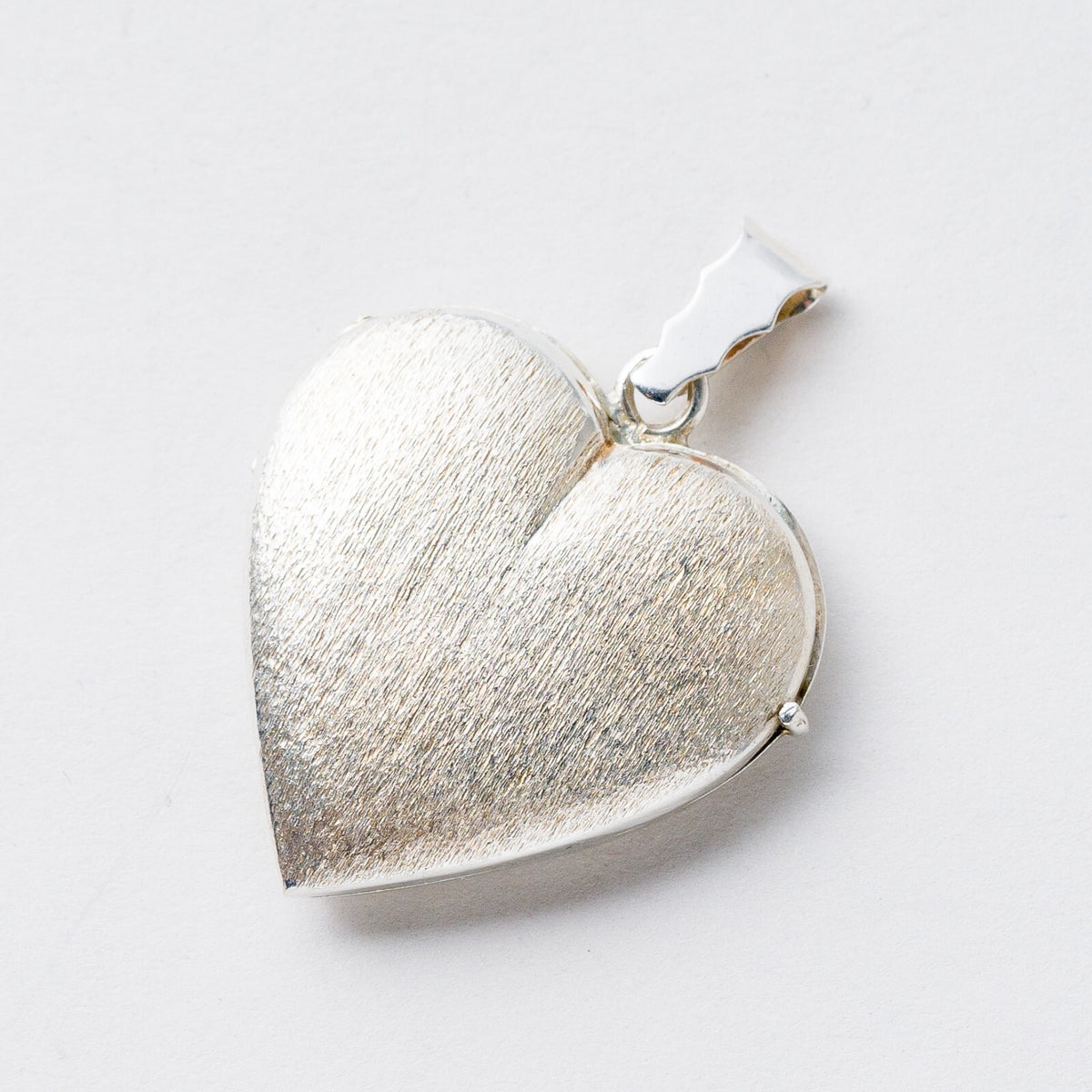 Anhänger Silber 835 Medaillon Herz 4 cm 8,69 g0