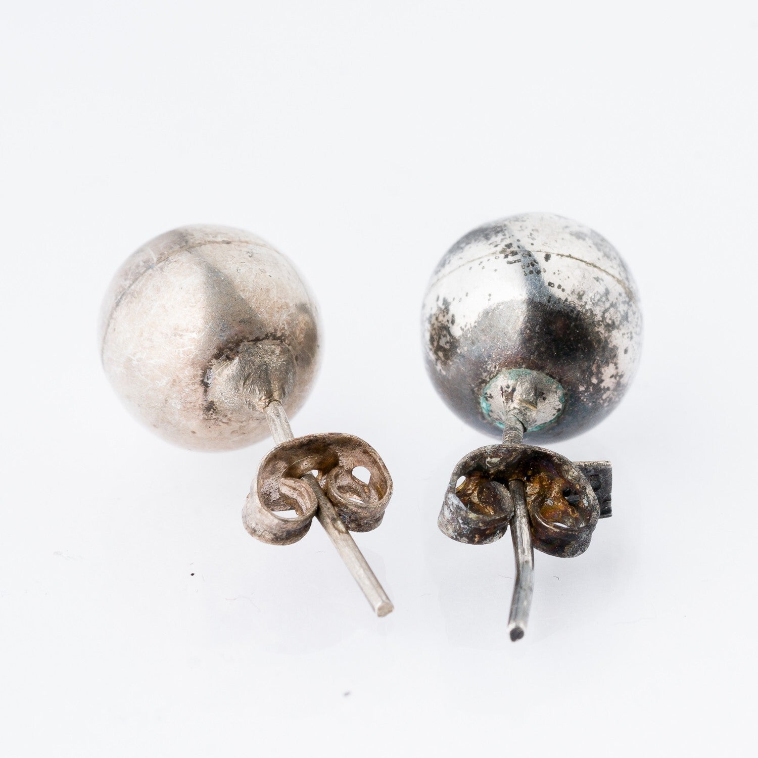 Ohrringe Ohrstecker Kugeln Silber 3,39 g1