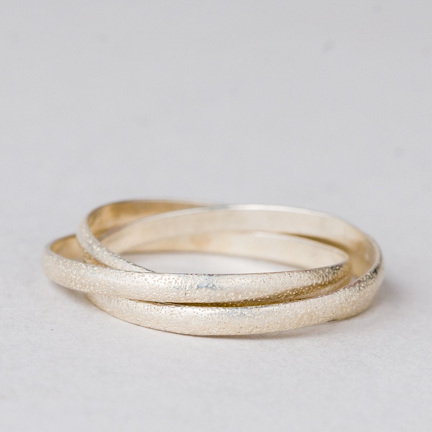 3 x Ring Trinity 925er Silber Größe 59 (18,8 mm Ø) 2,13 g 3
