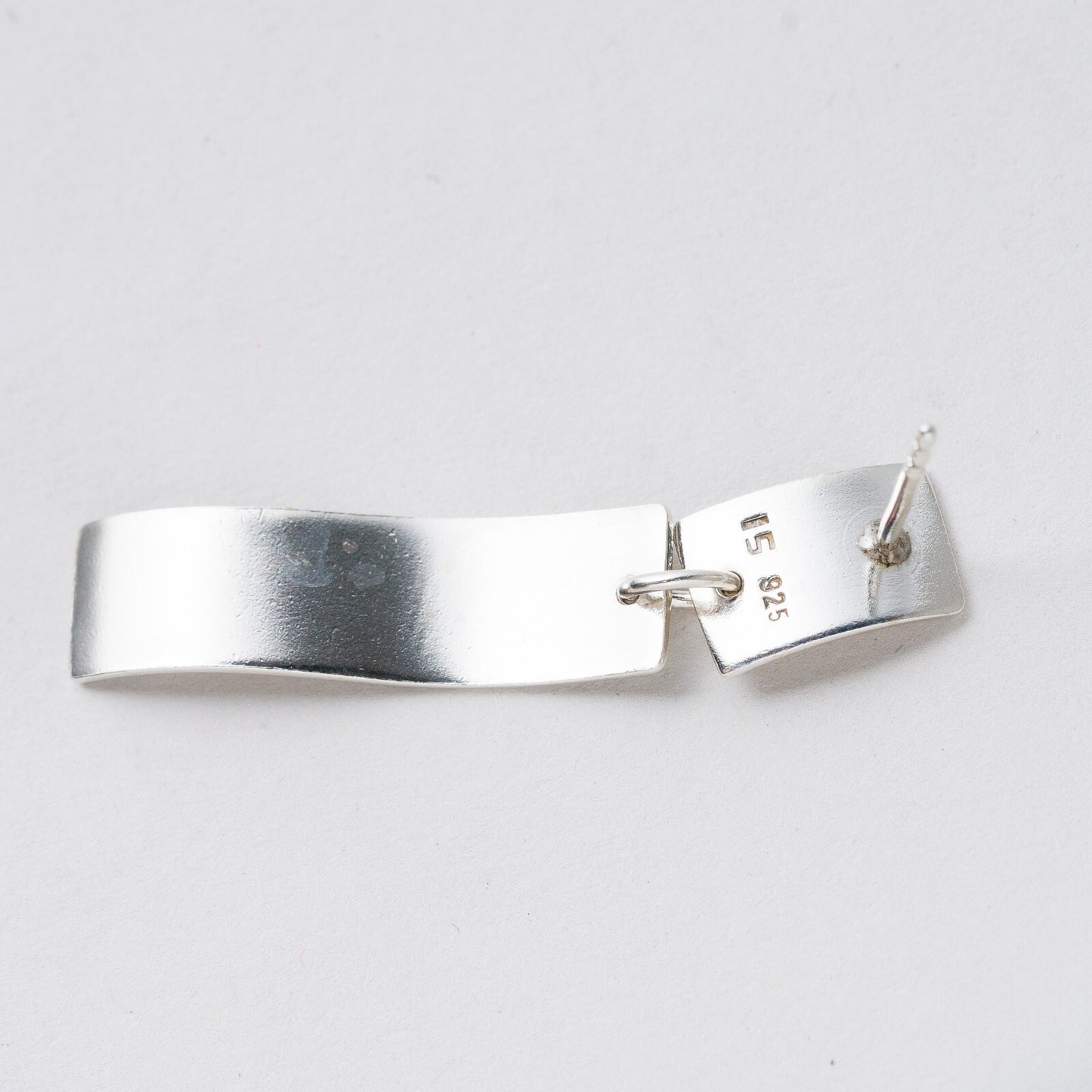 Einzelner Ohrring Hängeohrring 925 Silber 2,84 g4