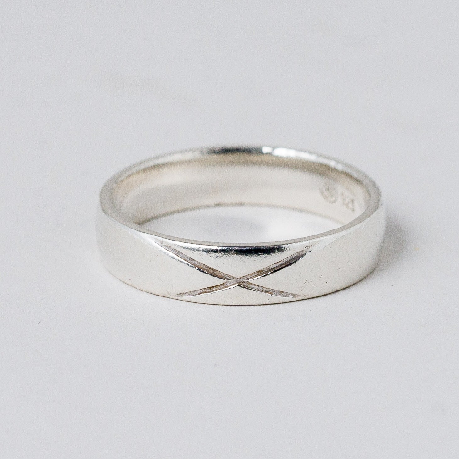 Silber Ring 925 Größe 56 (17,8 mm Ø) 3,26 g1