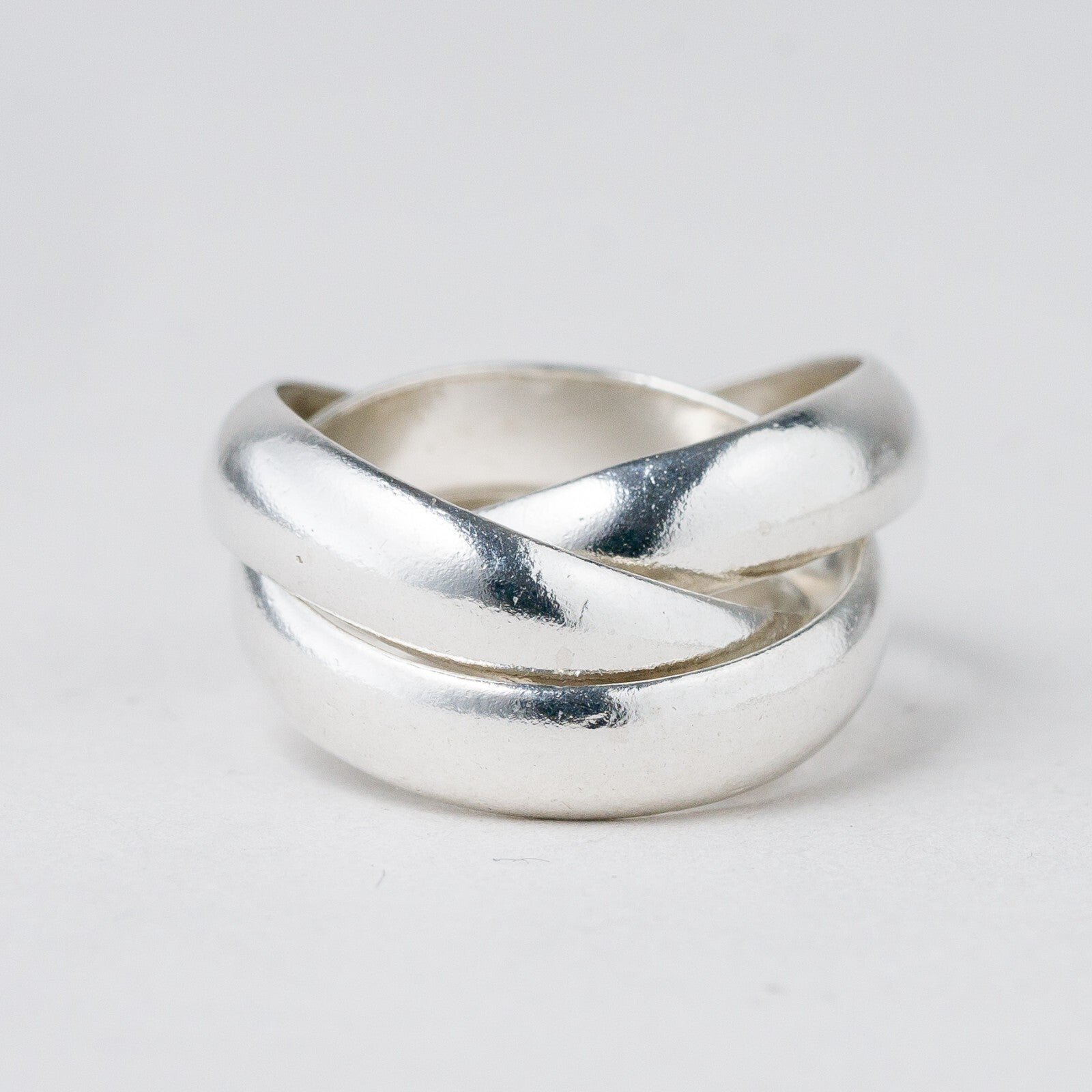 3 x Ring Silber 925 Trinity Größe 47 (15,0 mm Ø) 9,11 g1