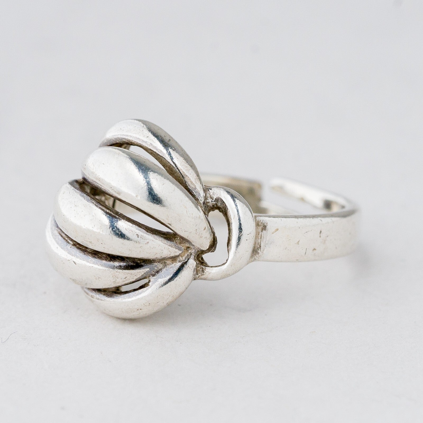 Ring 835 Silber Knoten Größe flexibel ca. 54 4,87 g0