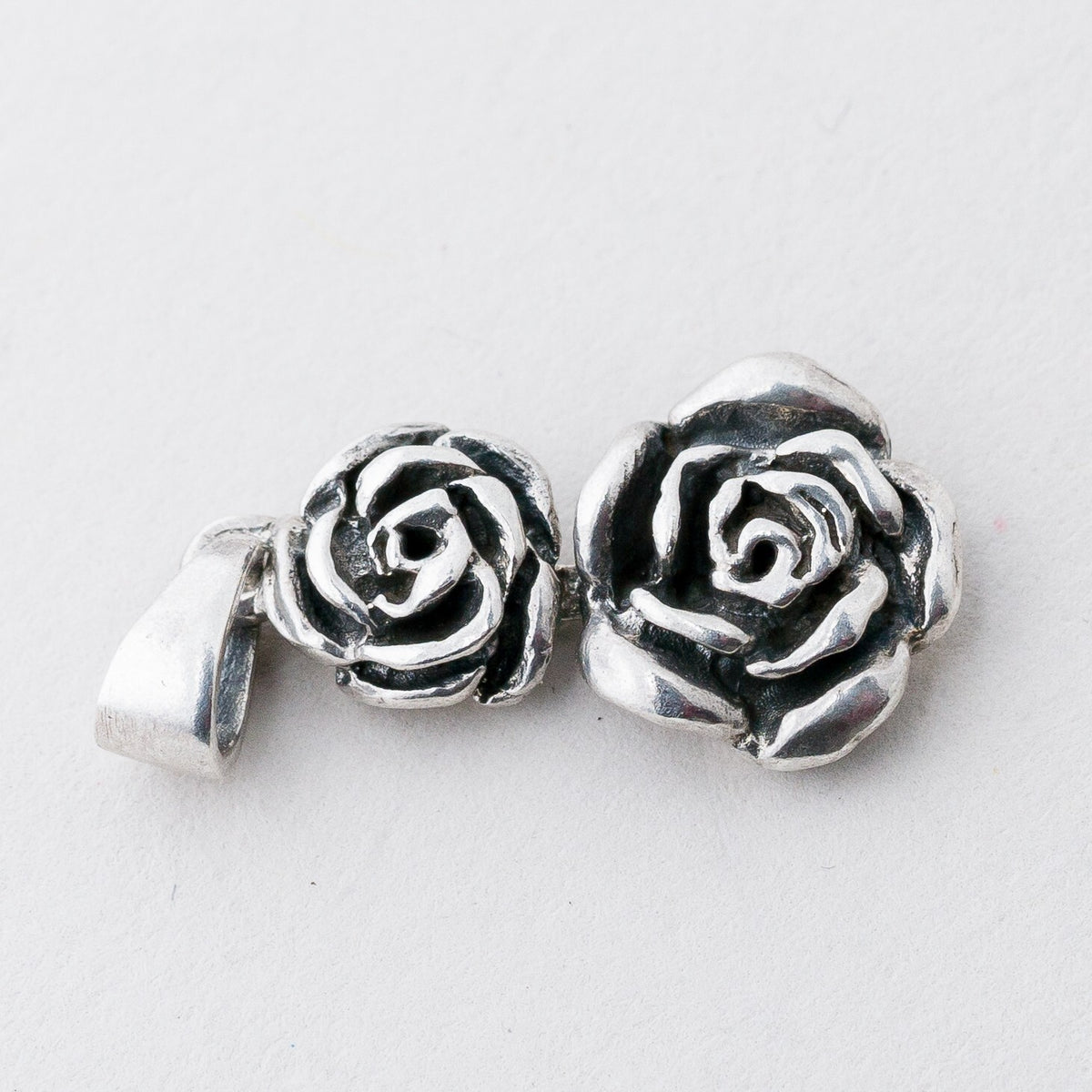 Anhänger Silber 925 Rosen 2,5 cm 2,54 g2