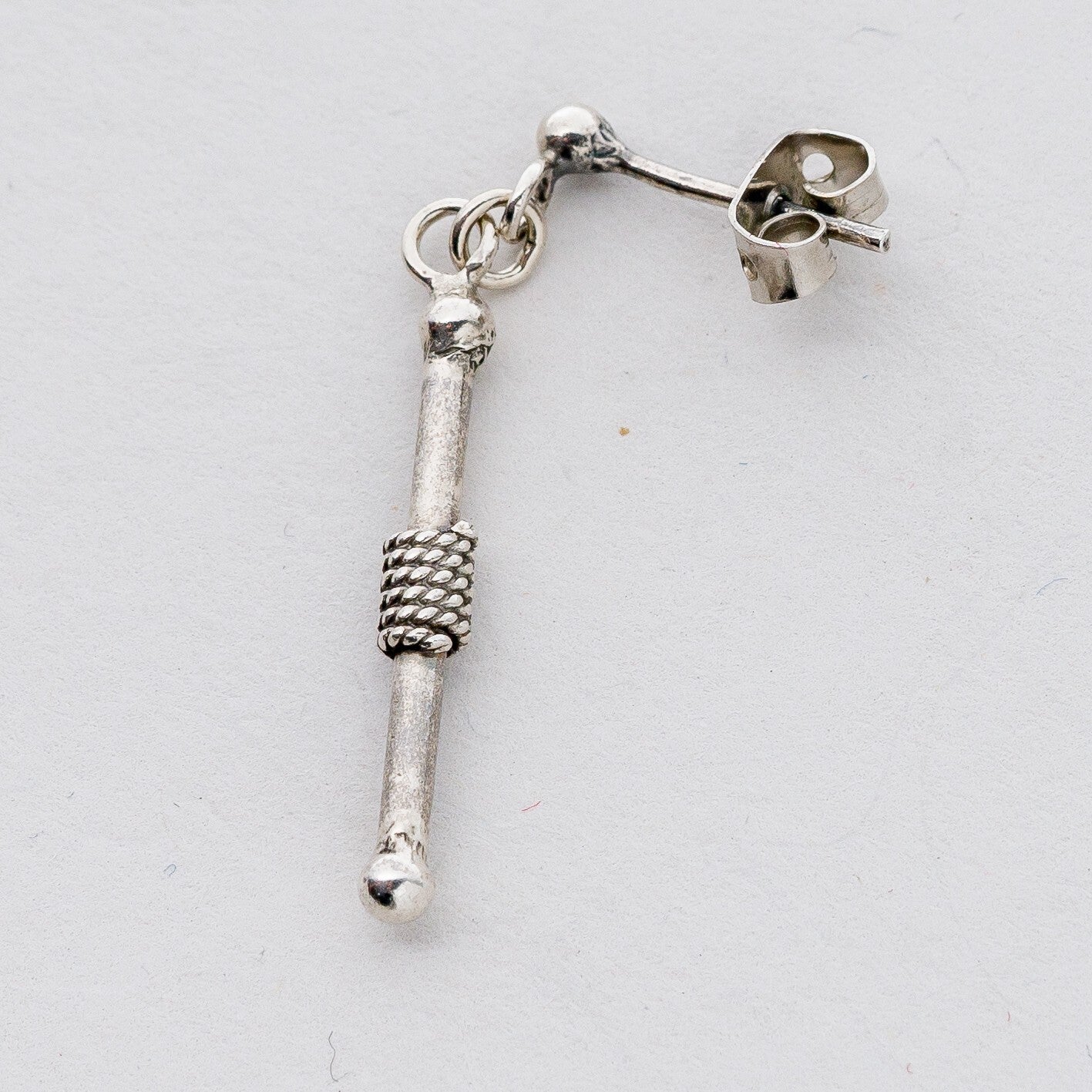 Einzelner Ohrring Hängeohrring Silber 1,32 g0