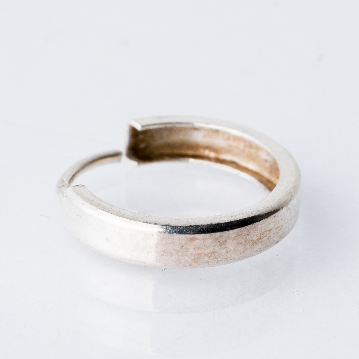 Einzelner Ohrring Creole Silber 0,69 g4