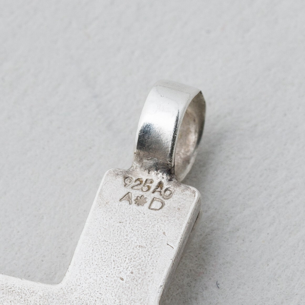 Anhänger Kreuz mit Stein 925er Silber 1,29 g2