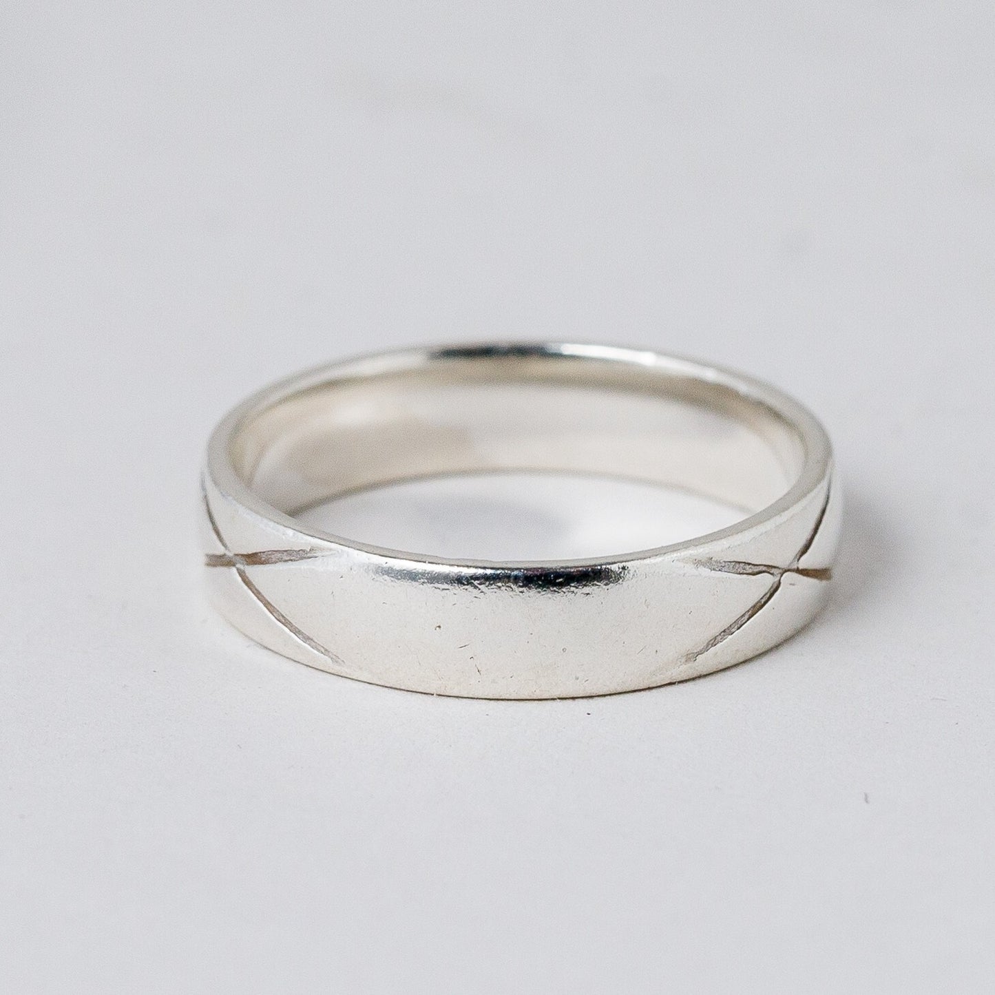 Silber Ring 925 Größe 56 (17,8 mm Ø) 3,26 g3