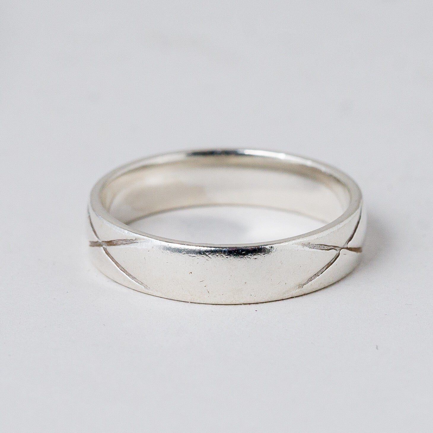 Silber Ring 925 Größe 56 (17,8 mm Ø) 3,26 g3