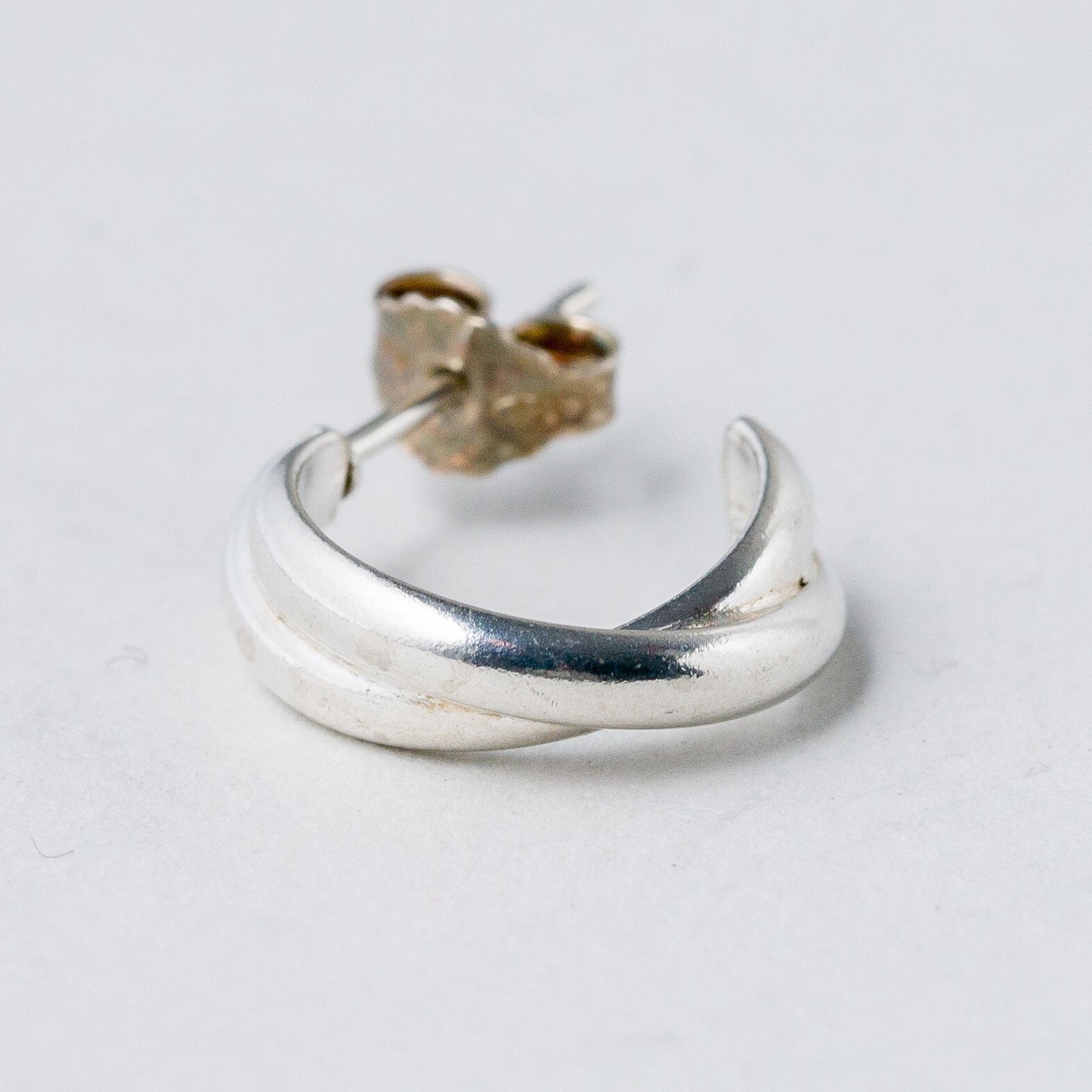 Einzelner Ohrring Creole Silber 925 1,88 g0