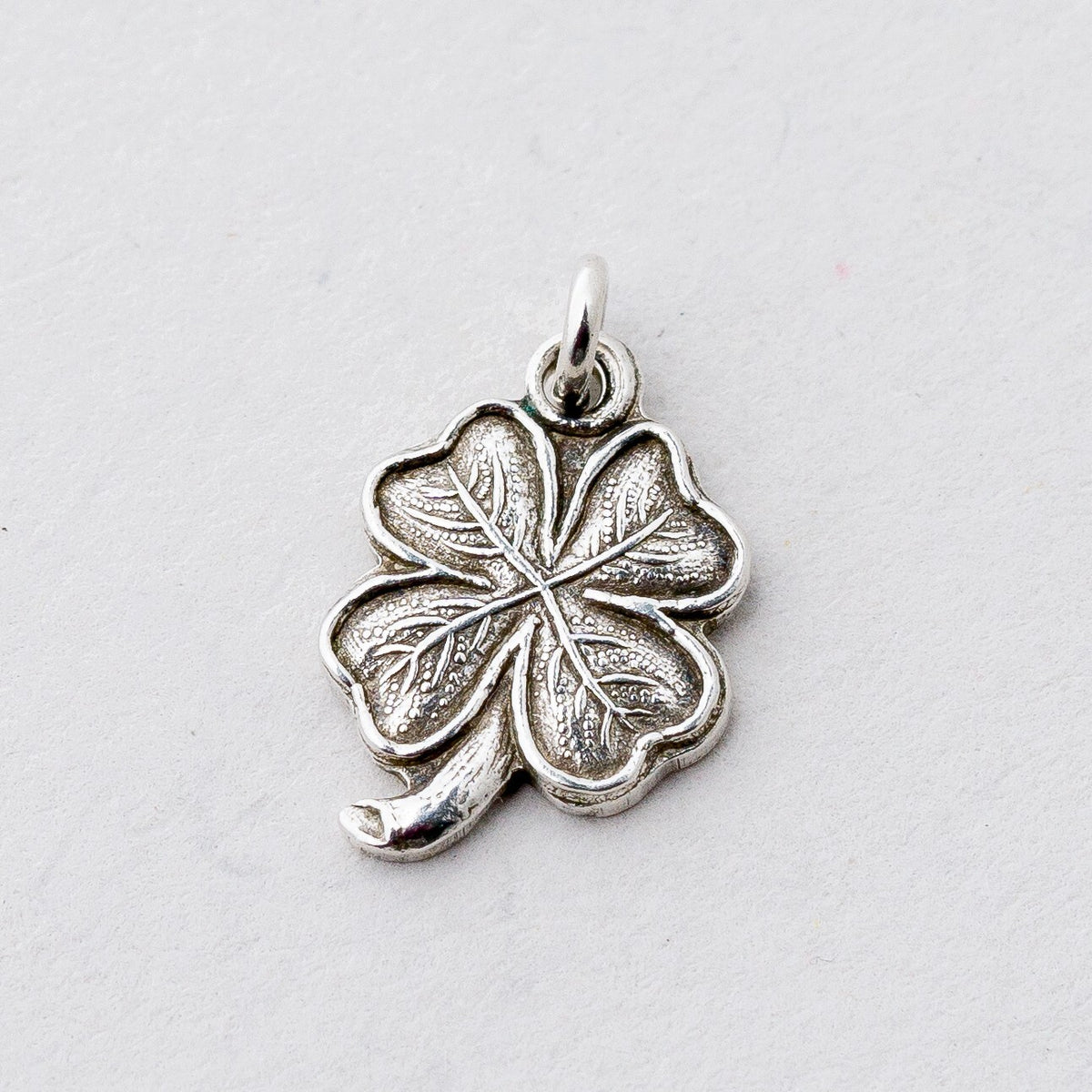 Anhänger Silber 835 Kleeblatt 1,5 cm 0,9 g0