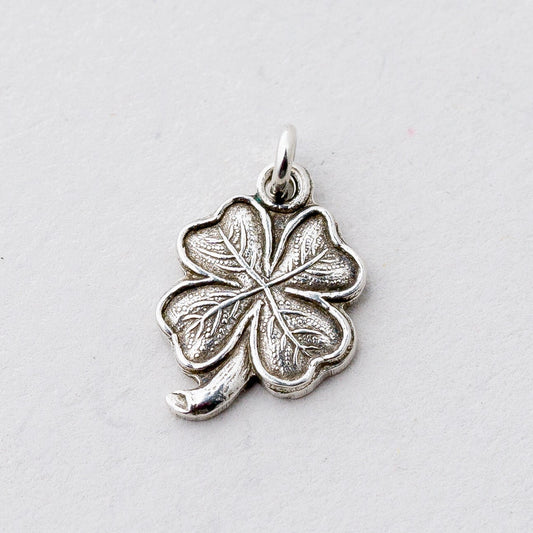 Anhänger Silber 835 Kleeblatt 1,5 cm 0,9 g0