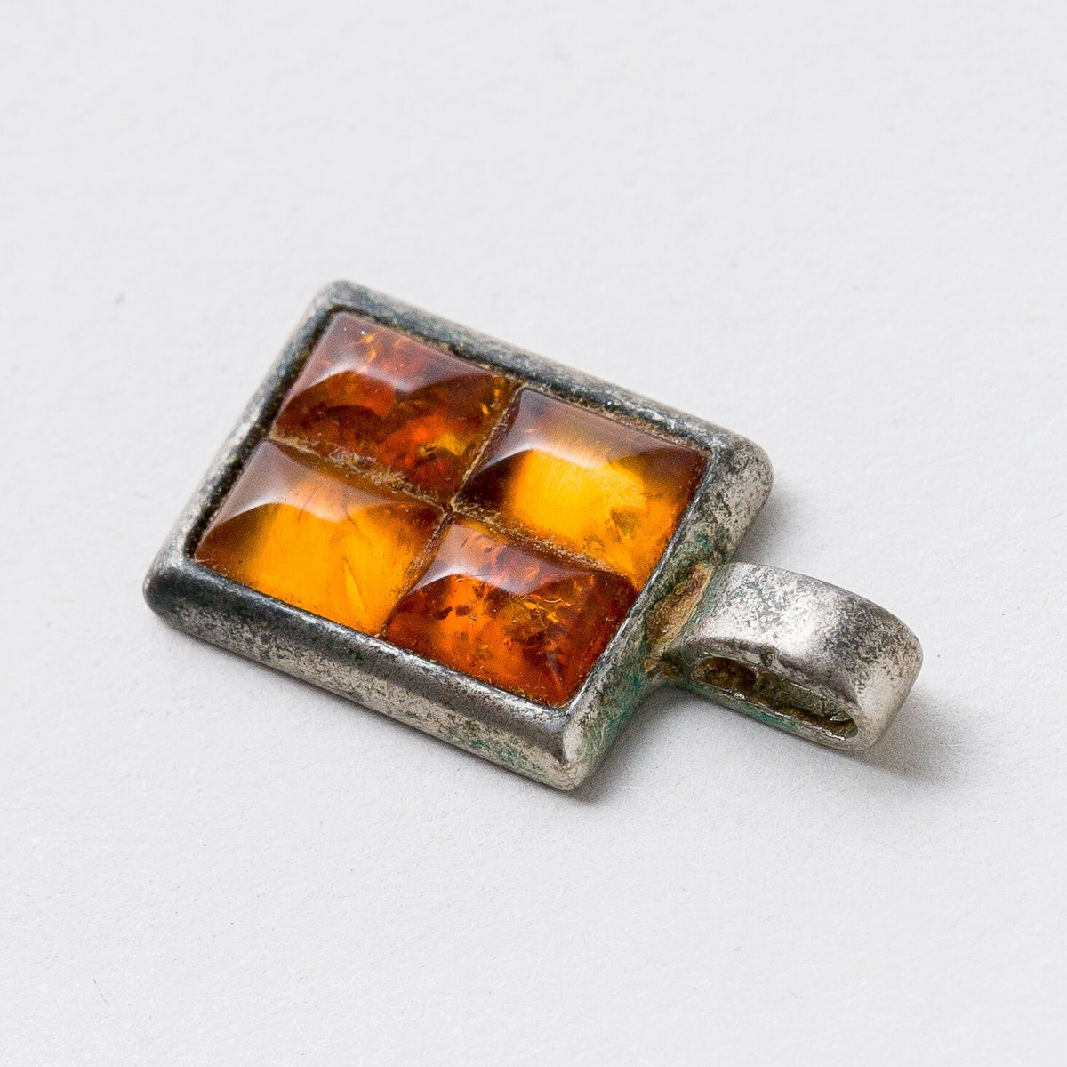 Anhänger Silber Bernstein 2,5 cm 3,79 g1
