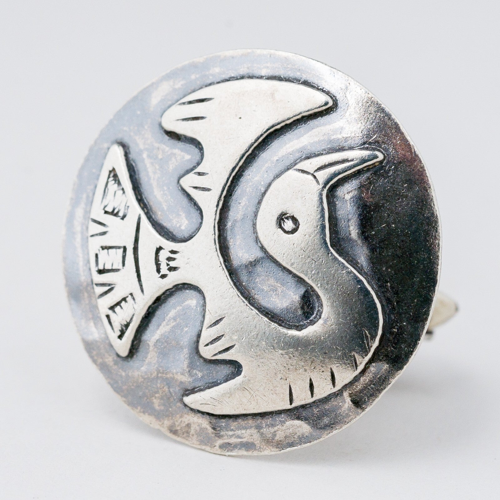 Silber Manschettenknöpfe 925 Vogel Peru 14,95 g1