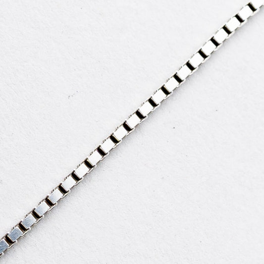 Silber Halskette 925 Venezianerkette 1,1 mm 38 cm 2,95 g0